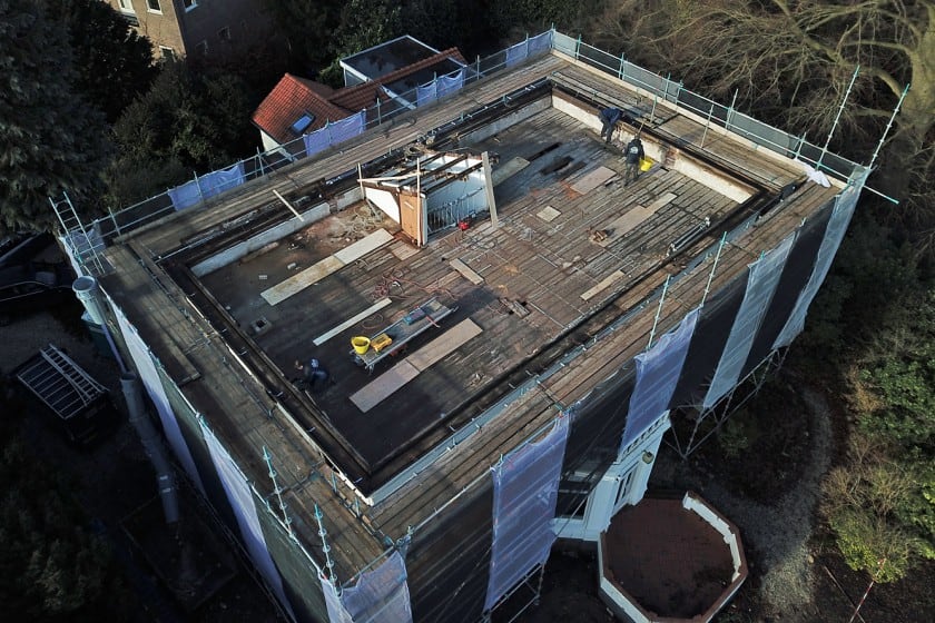 Grootschalige renovatie van Bussumse villa